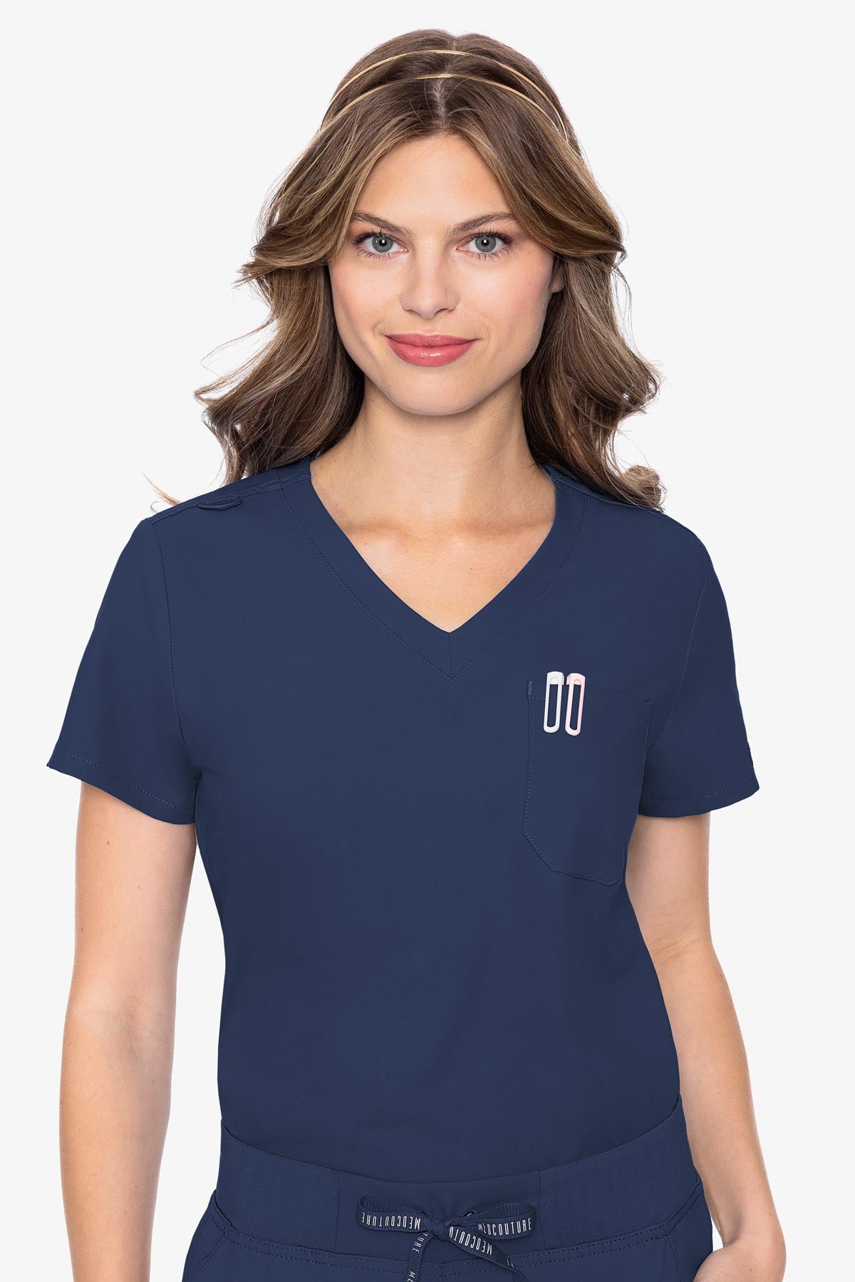 Med Couture 2432 Insight One Pocket Top - Premier Med Scrubs