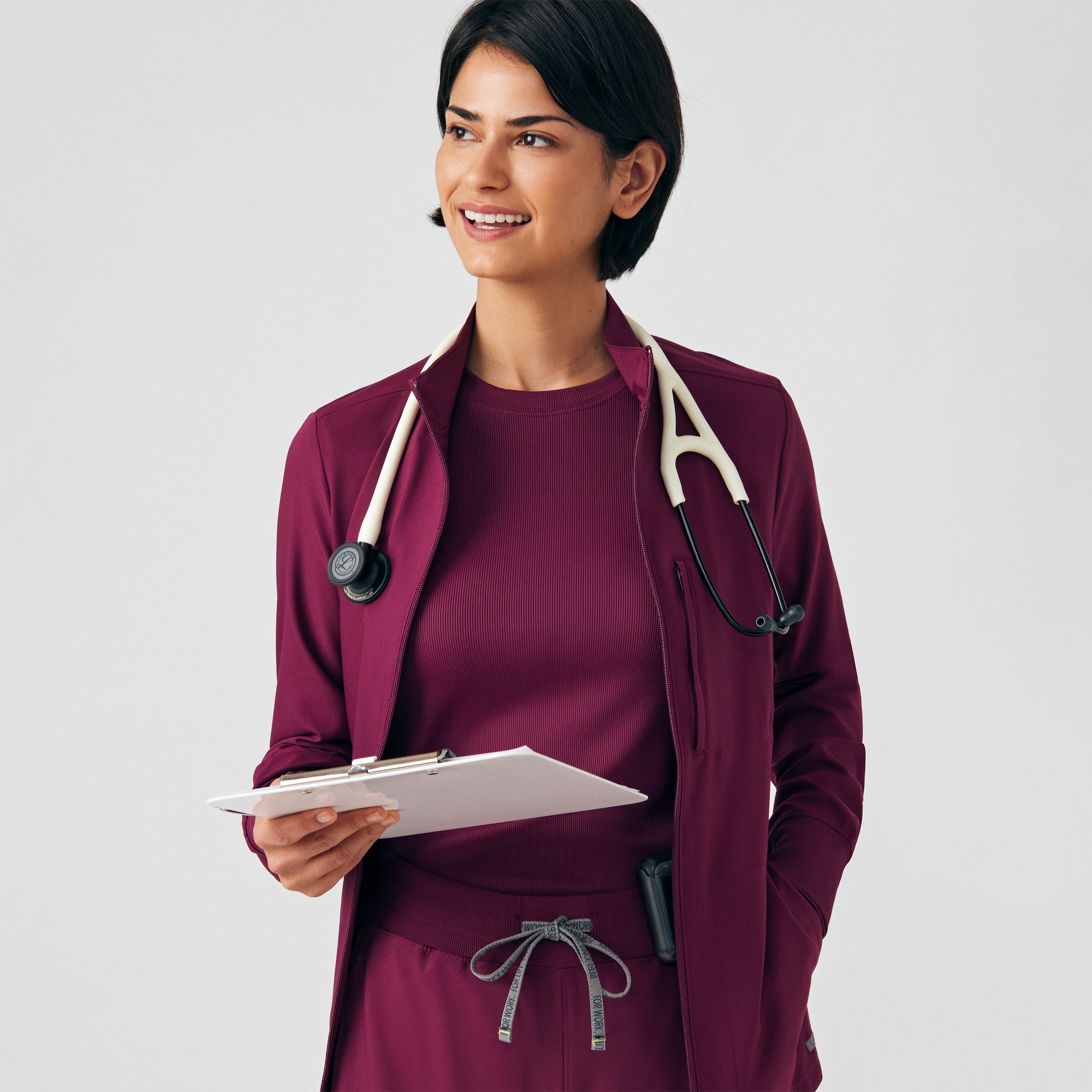 Forward 3-Pocket Zip Front Jacket