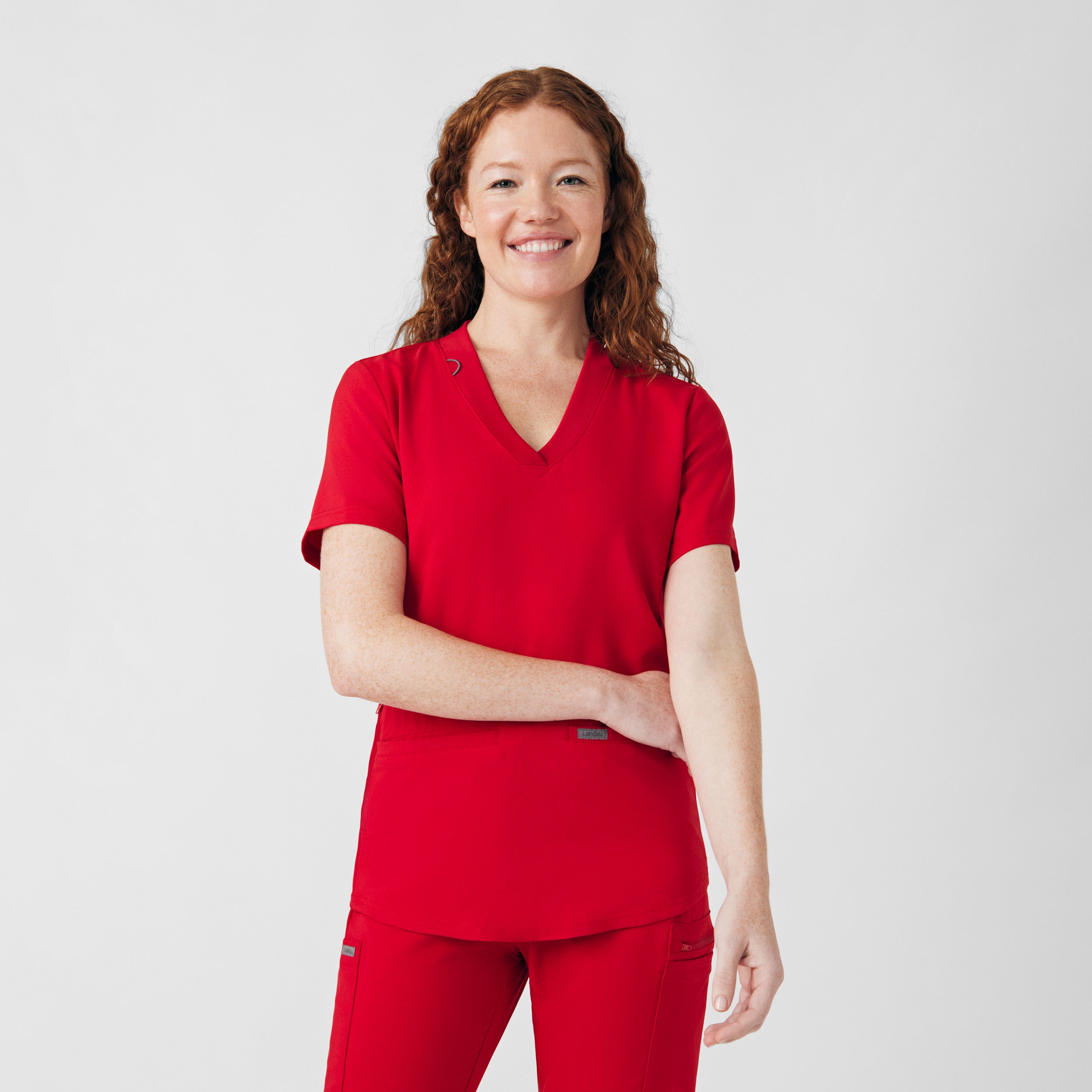 Forward 3-Pocket V-Neck Scrub Top