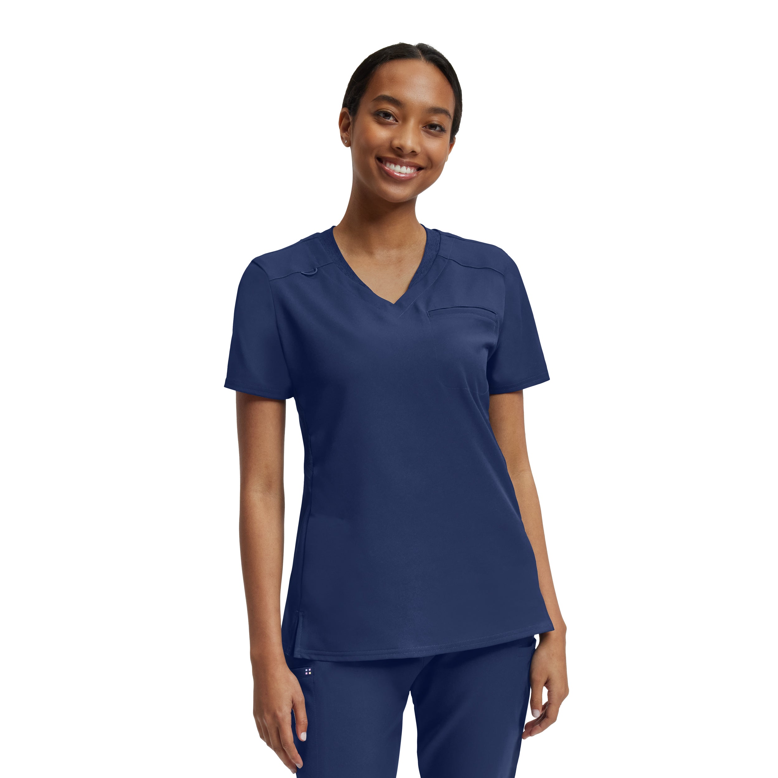 VIBE Women's 2-Pocket V-Neck Scrub Top